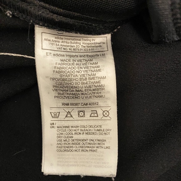 Adidas Relaxed Cropped Crepe Track Pants Size S - Picture 8 of 9